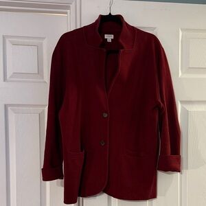 J. Crew Rich Burgundy Blazer